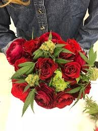 Cannabis Roses bouquet for Valentine's Day 